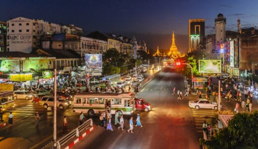 ミャンマーの都市人口ランキングTO5【2024年】
